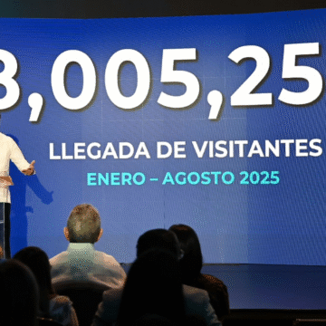 image Turismo sigue en aumento: RD recibe más de 8 millones de visitantes hasta agosto